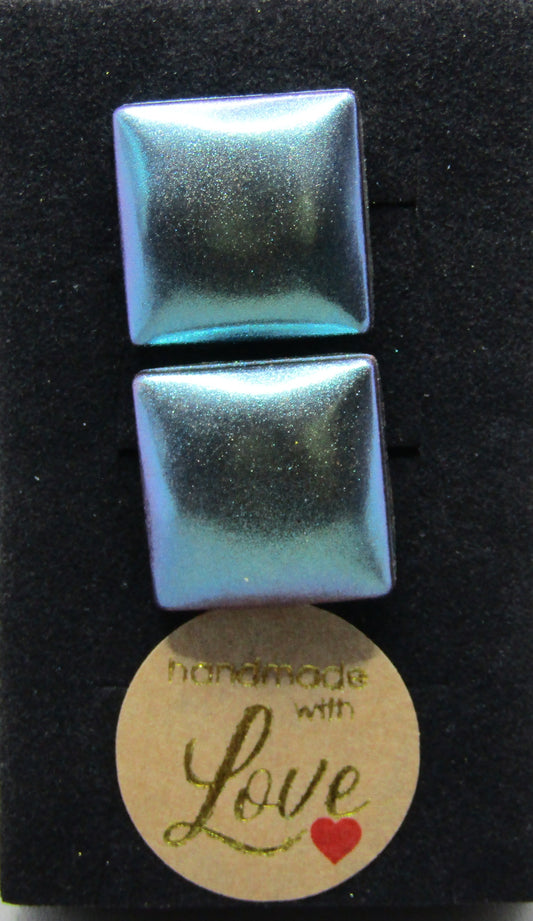 Galaxy Colour Shift Square Cufflinks